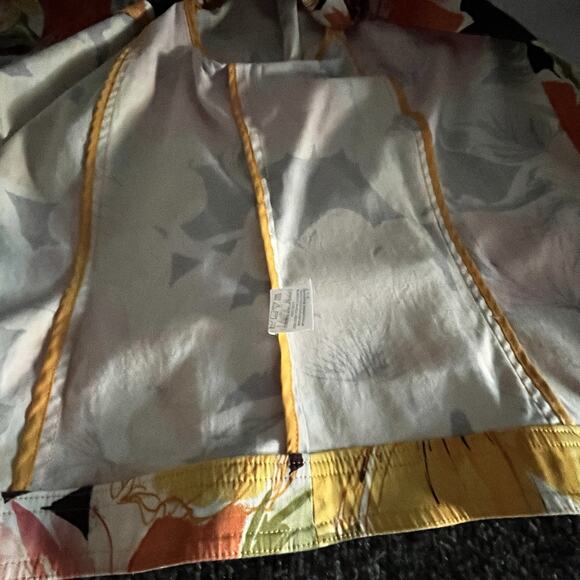 Coldwater Creek Womens Open Front Jacket Blazer Vibrant Spring Florals SZ W 18 - Picture 5 of 9